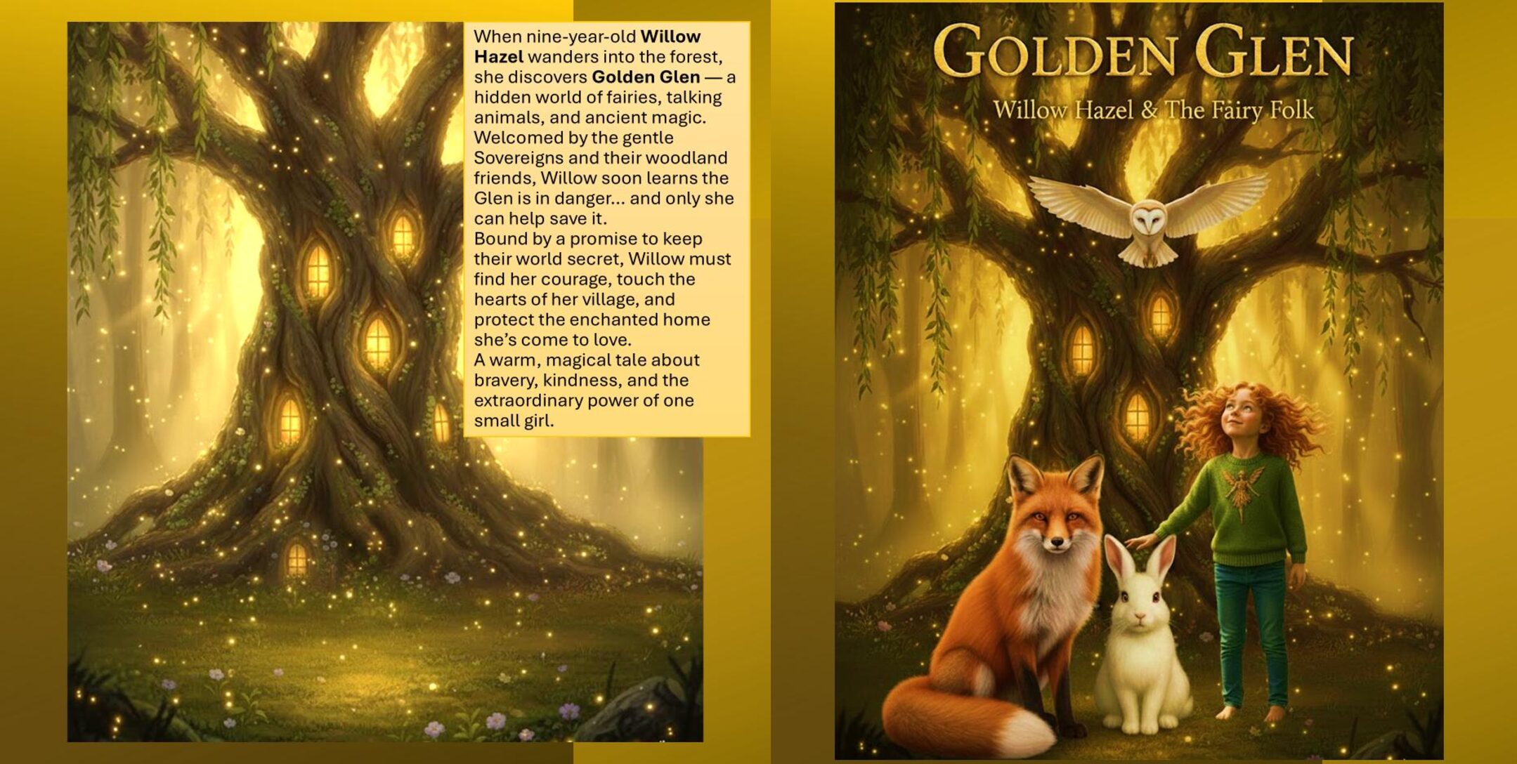 Golden Glen: Willow Hazel & The Fairy Folk / PDF Downloadable Version